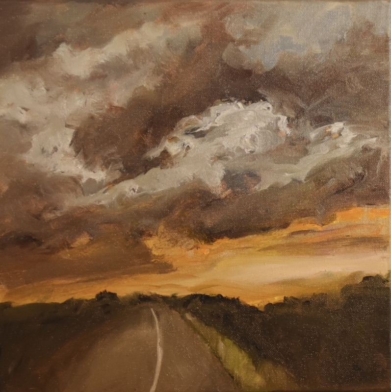 Sunset, La Grange by artist Tammy Brown